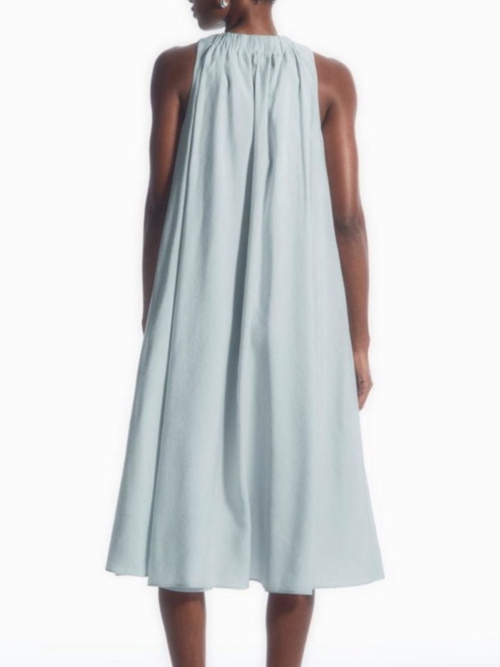 COS Racer Neck Midi Dress - Picture 3 of 10